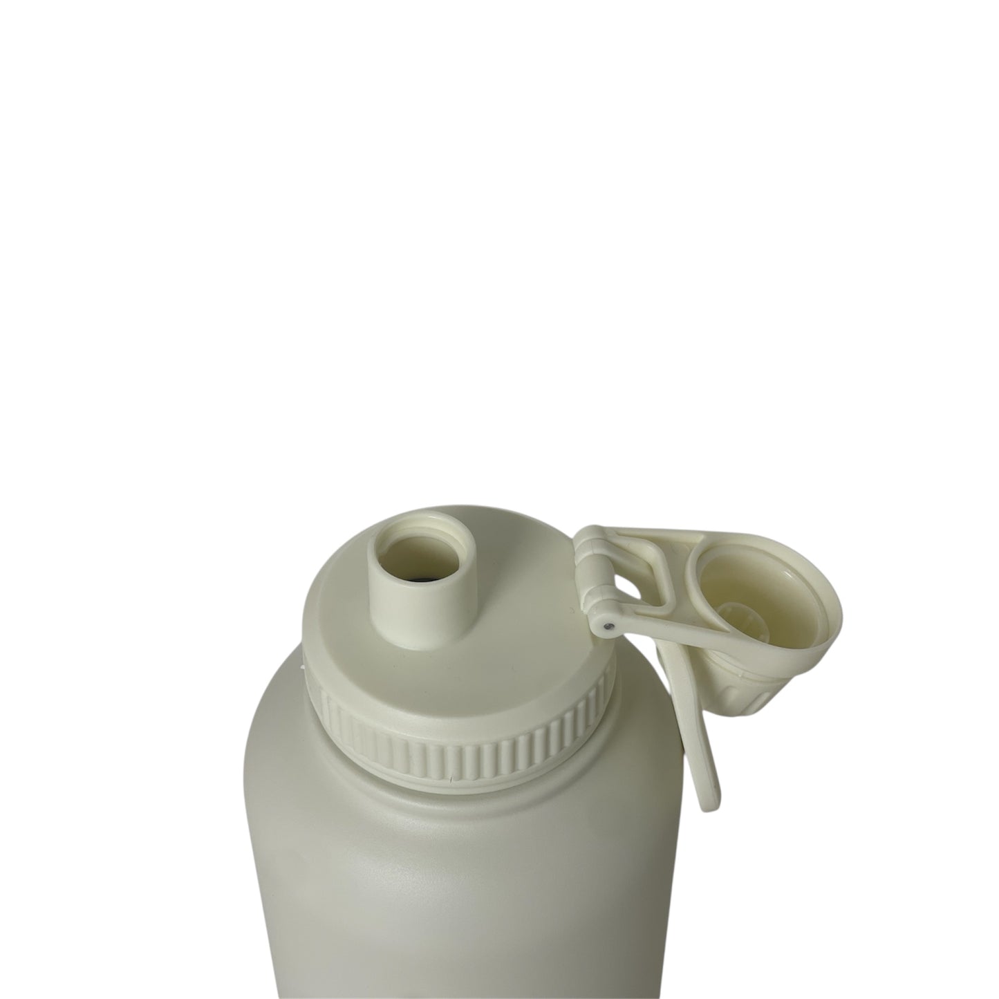 Pearl August 3-in-1 Dog Water Bottle with flip spout open for easy drinking